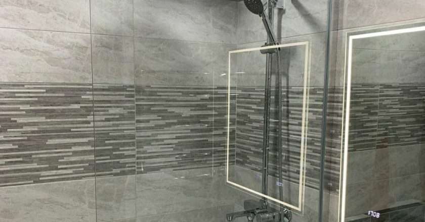 Мой опыт: дизайн маленькой ванной плиткой